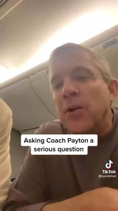 Sean Payton on TikTok answering which Saints player he would and would not let date his daughter 🤣