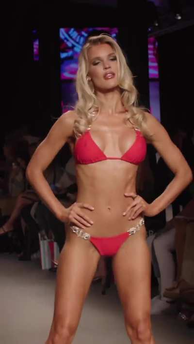 Joy at Beach Bunny Swimwear Fashion Show