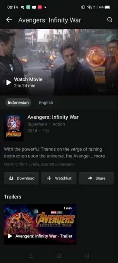 The Indonesian dubber of Ebony Maw is the Indonesian dubber of Squidward. Too bad they translate the word 