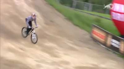 Dawid Godziek , riding bike at Crankworx , Innsbruck Slopestyle