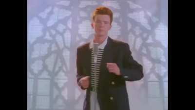 cup song with gun with rick astley