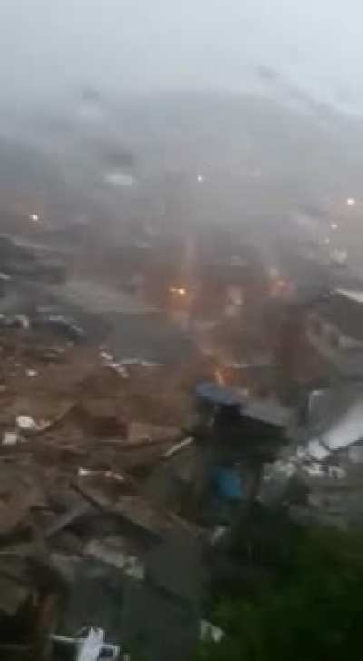 Aftermath from a landslide who vanished a whole neighborhood in Petropolis, Brazil (2/15/22)