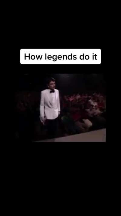 That's how legends get their oscar