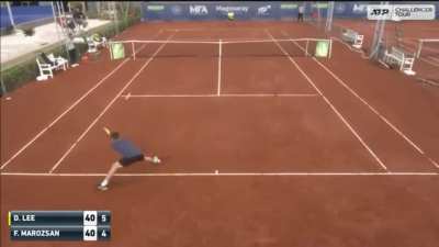 Playing tennis under extreme wind conditions in Antalya Challenger (wait for it)