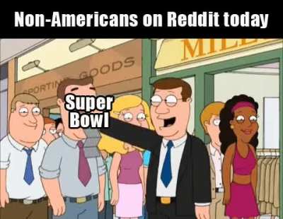 Non-Americans on Reddit today
