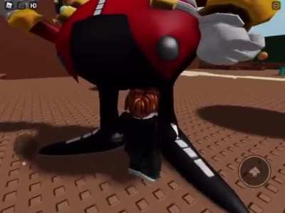 Rare footage of a bacon hair defeating Eggman