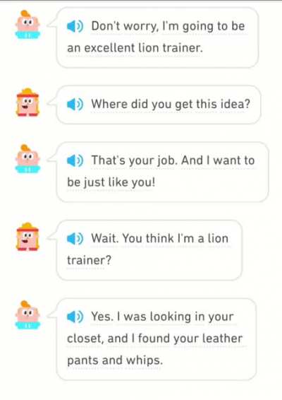 The lion got out.