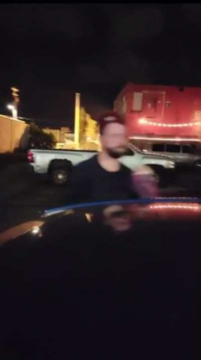 Guy knocks out a female