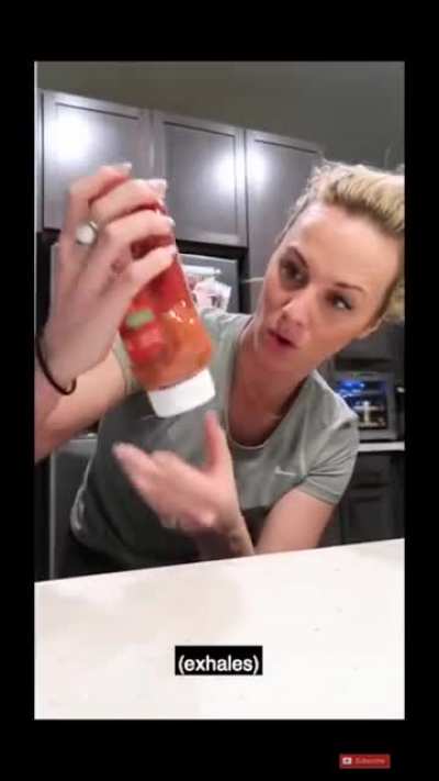 Ketchup plus baking soda