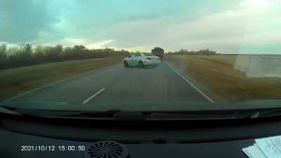 This woman caused a tragic accident because of violating traffic rules....!!!