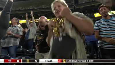 [Highlight] Trent Grisham and the Padres walk-off the Nationals after being down by 8 runs.
