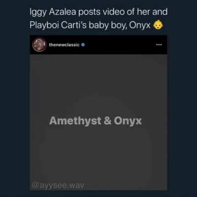Baby Onyx kinda fire
