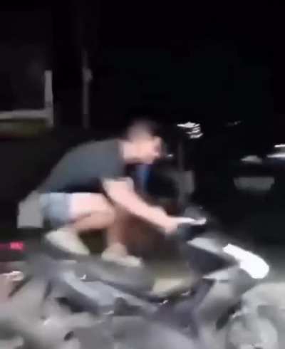How not to ride a motorcycle