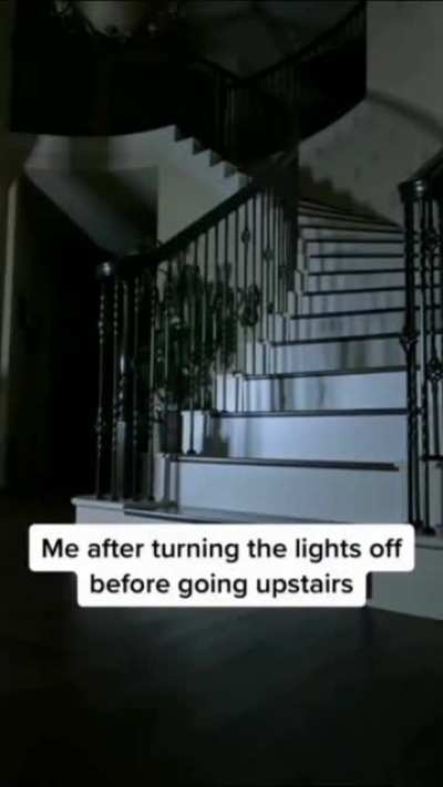 me trying to out run the monster that lives in the shadows