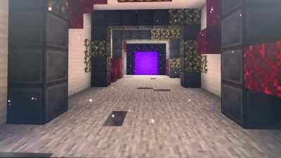 The Nether Update makes for the perfect “Upside Down” build!