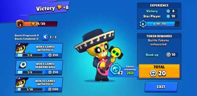 What doing a lot of quests at the same time (8) looks like