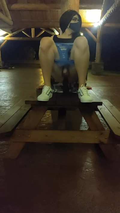 Chastity and riding in public 😈