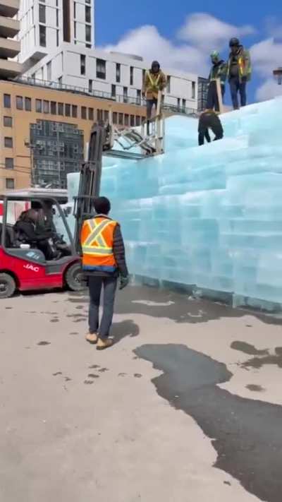 drake has placed blocks of ice that will melt to unlock a puzzle that will reveal the release date for 