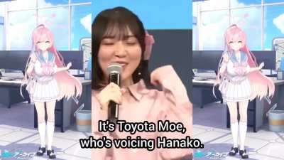 Toyota Moe (Hanako's VA) during the BA Radio Live Event