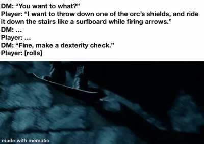 Legolas rolled a 20