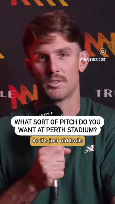Chat why is India playing cricket in Perth, Pat said the match is already over 4 months ago ?