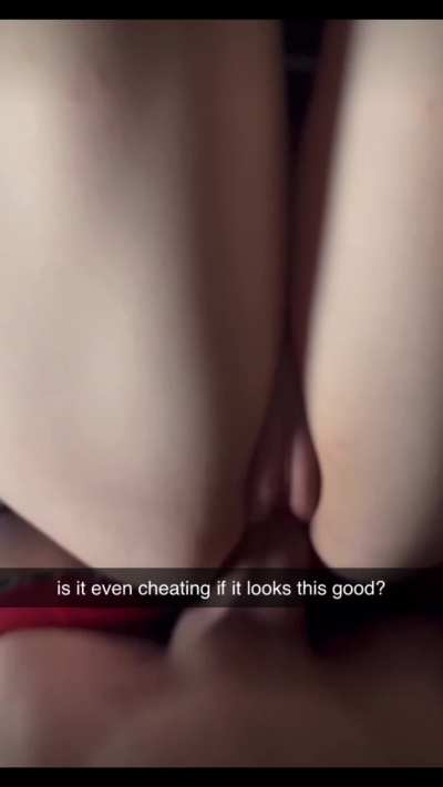 It’s not cheating babe I can’t help that we look good together