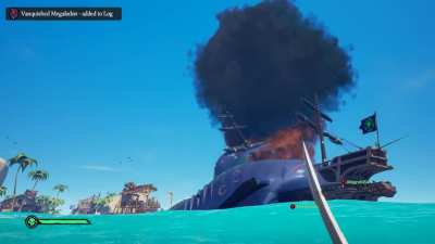 So we encountered a flying Megalodon...