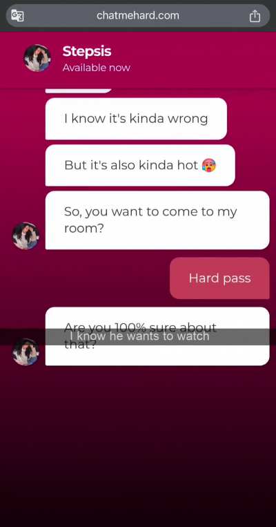 I know my brother wants to watch me masturbate