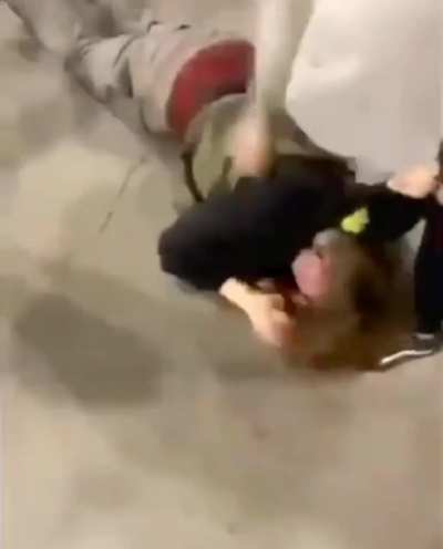 Girl gets caught snitching