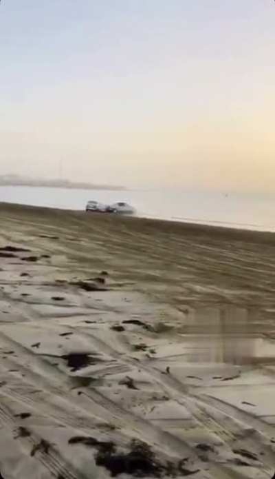 Two idiots one beach