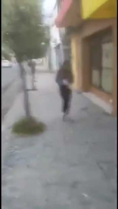 Así se veía del otro lado