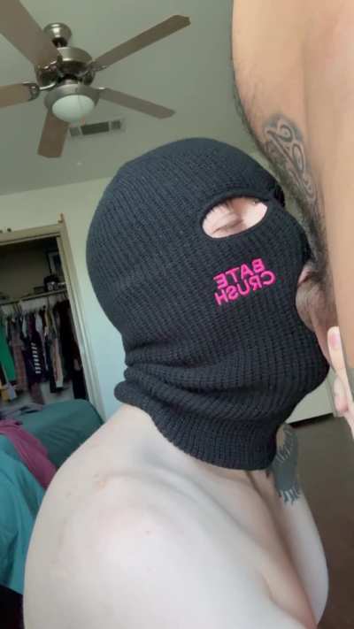 Who’s in line to fuck my face?