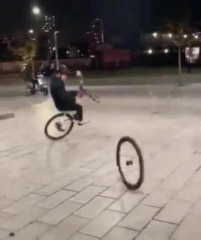 Popping a 🔝 wheelie