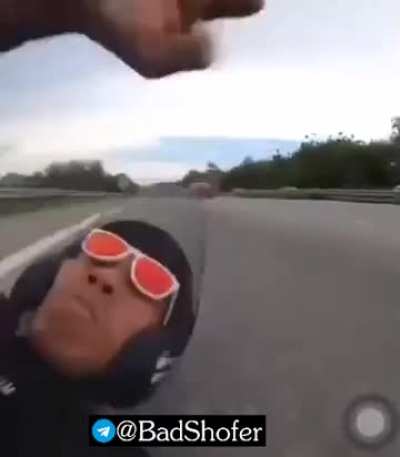Lane splitter crashes
