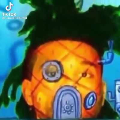 Funny pineapple man