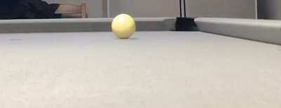 Does the ball seem to roll funny at the end?