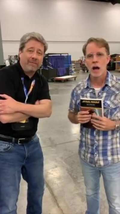 I know TCW can be wildly contentious in this sub; but John Jackson Miller and James Arnold Taylor (voice of Obi-Wan Kenobi in animated shows) announcing JJM's upcoming Living Force novel together was an absolute delight