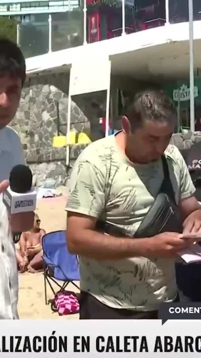 argentino es multado por tomar alcohol en la playa chilena...