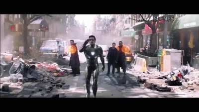 [OC] If Tony had a Zack Snyder style black suit...