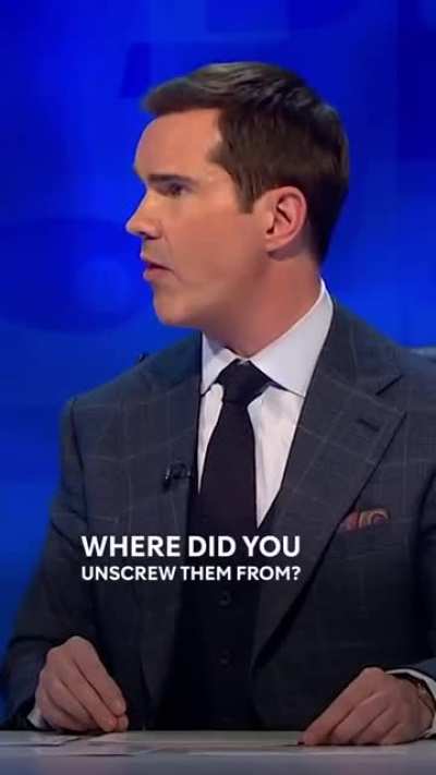 Where did he unscrewed it from?