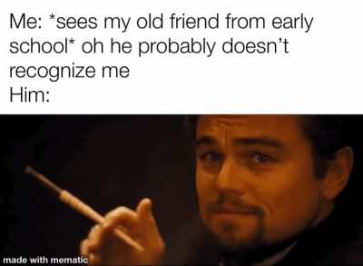 And then they remember little things about you that you forgot you told them