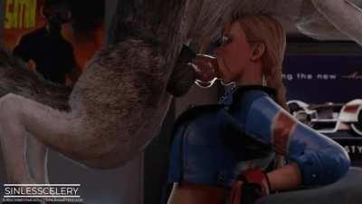 big dog fucking cammy's mouth and giving her too much doggy milk (sinlesscelery)