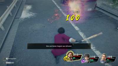 Ichiban’s newest move: have your head fucking crushed by a car