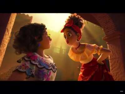 In “Encanto” (2021) when they sing “we don’t talk about Bruno” you can see a sussy imposter vibing to the music in the background