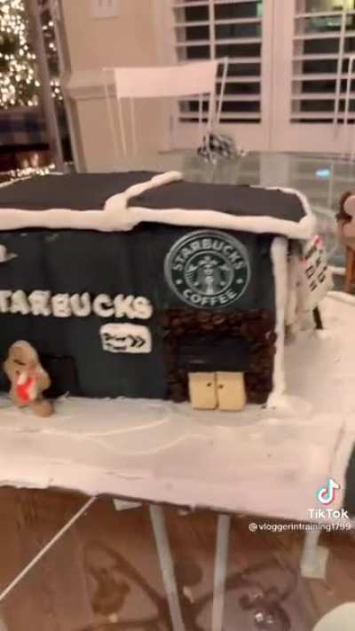 Family Gingerbread house competition is Amazing