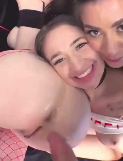 He is really fucking every hole possible