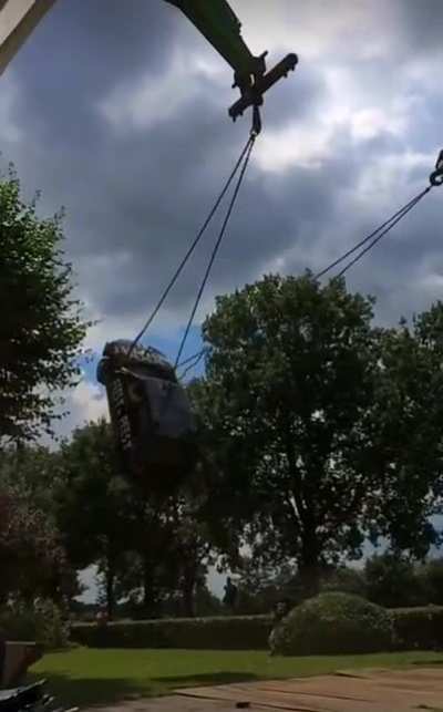 Homemade carnival ride