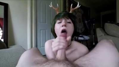 Sloppy Suck With A Facial!