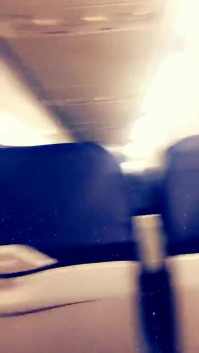 Tits Reveal on The Plane