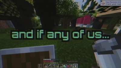 Me and My friend were playing Minecraft Hardcore and he was so close to dying...